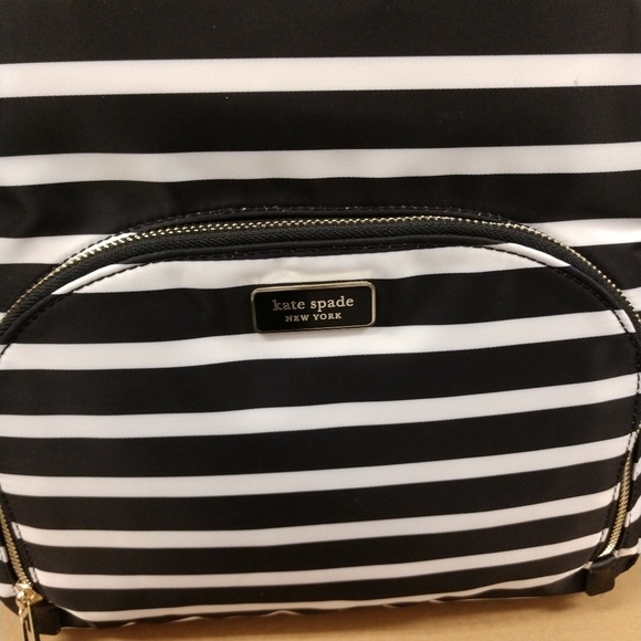 Kate Spade Dawn sailing stripe large backpack - Picture 8 of 8